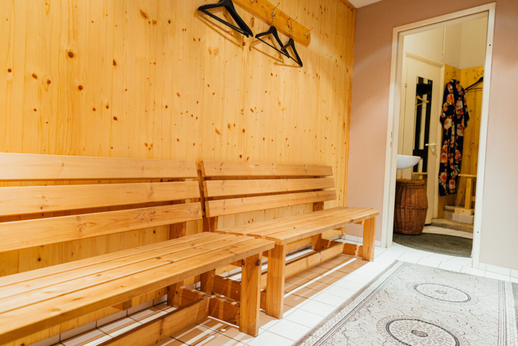 Garderobe im Seminarzentrum